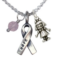 Love, Hope & Strength Charm Necklace