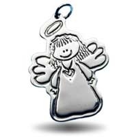 X-Large Outline Charm - Angel
